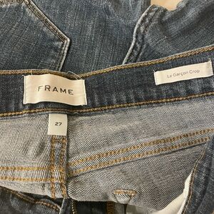 Frame Le Garçon Crop size 27 worn, but good condition.